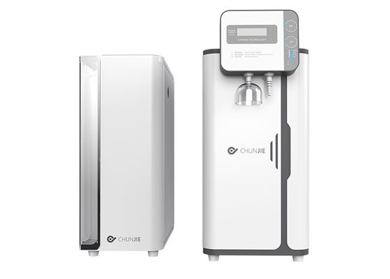 Bom preço Sistema de água ultrapura de laboratório com resistência de 18,2 MΩ e taxa de fluxo de 10L/H e 20L/H com lâmpadas UV on-line