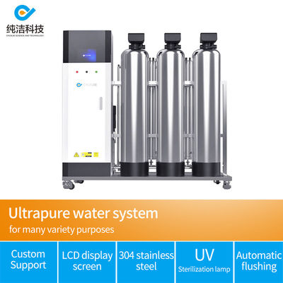 Bom preço Filtro de água de laboratório de semicondutores 300LPH Sistema de purificação de água por osmose reversa ultrapura on-line