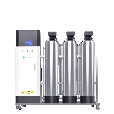 Bom preço 300LPH Sistemas automáticos de purificação de água para fins médicos Dispositivo de osmose reversa EDI on-line
